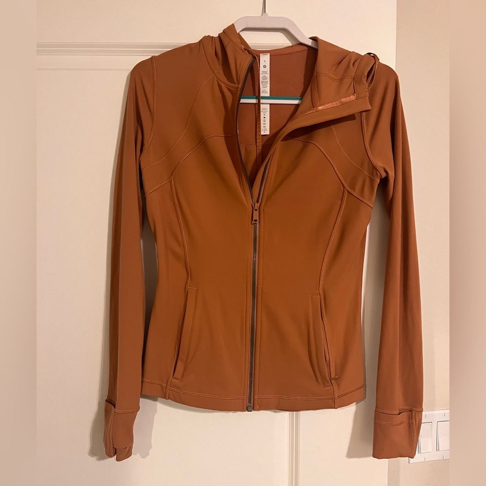 Lululemon rust hooded define jacket